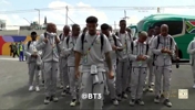 跳起舞来！南非队抵达阿兹特克球场